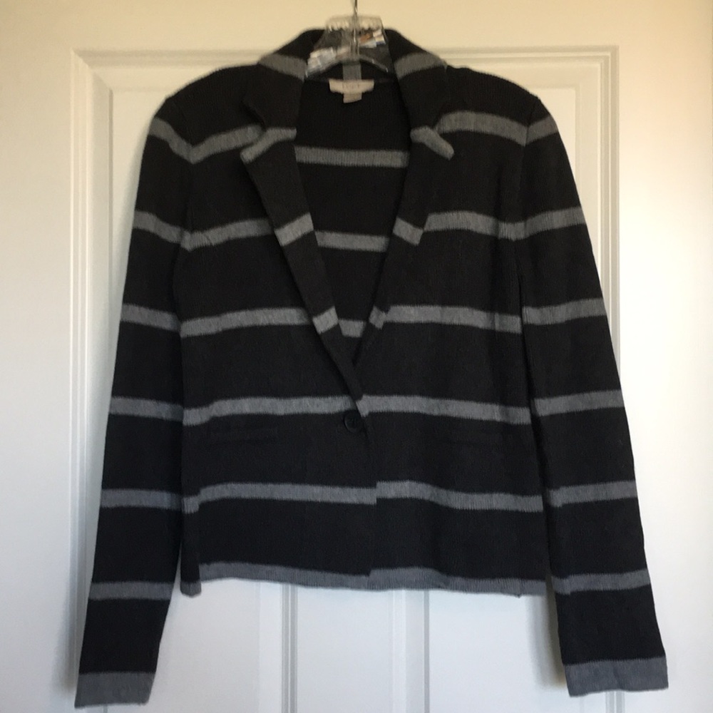 Loft Cotton Striped Jacket